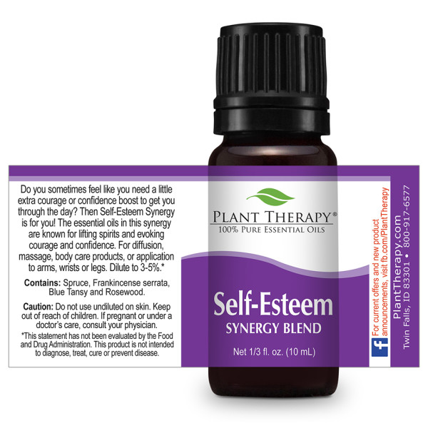 Plant Therapy Self-Esteem Synergy Blend, 10ml