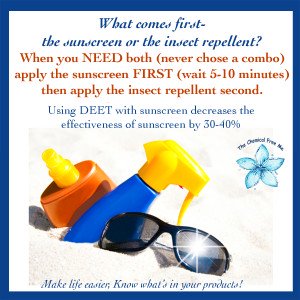 Insect Repellant and Sunscreen