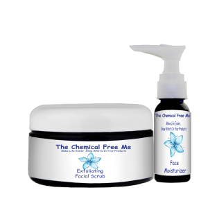 Face exfoliator with Moisturizer