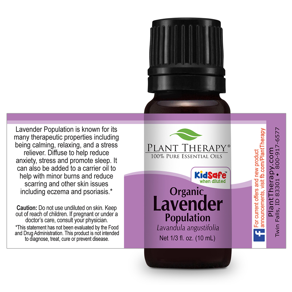 lavender_essential_oil_plant_therapy 10ml Lavender Essential Oil