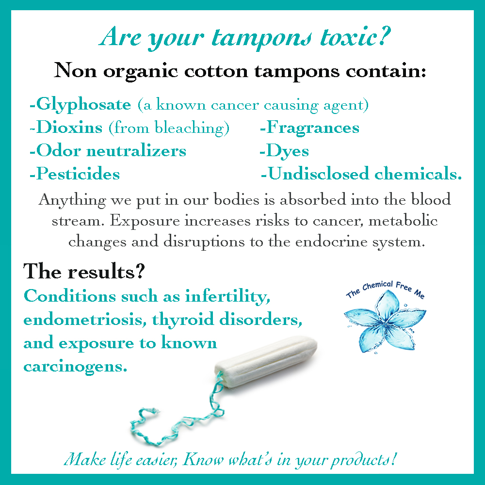 Råd portugisisk matchmaker Toxins in Tampons | The Chemical Free Me | Toxic Tuesday